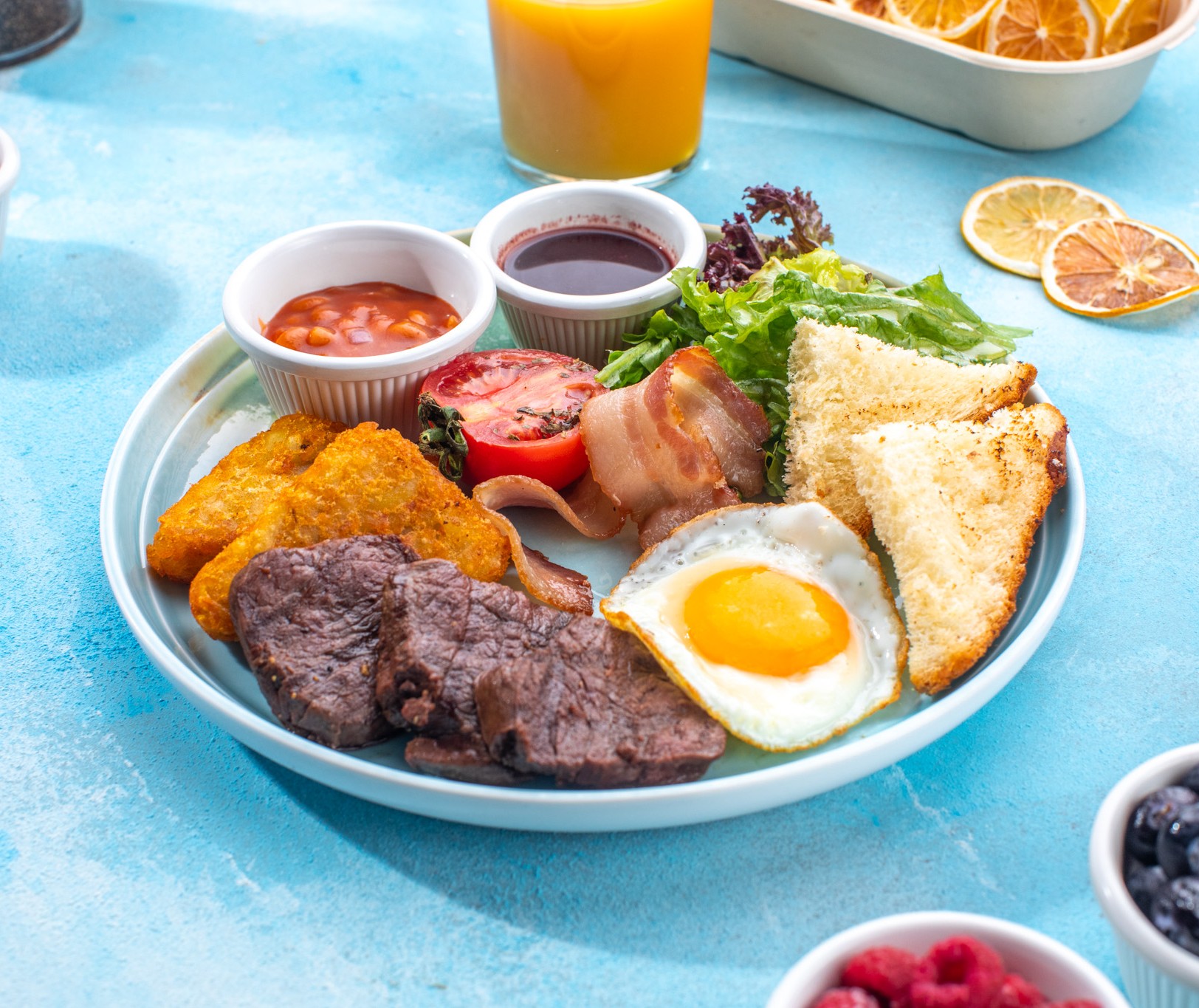 Steak and Egg